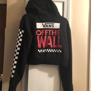 Vans cropped zip hoodie